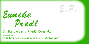 eunike predl business card